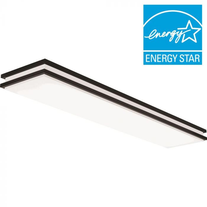 Lithonia 4 Foot Linear Flush Mount LED Vanderlyn 120V 4000K Bronze (FMFL 30840 VANL BZ)