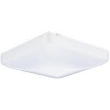 Lithonia 15 Inch Residential LED Low Profile Square Flush Mount Fixture 80 CRI 4000K White (FMLSDL 15 21840 M4)