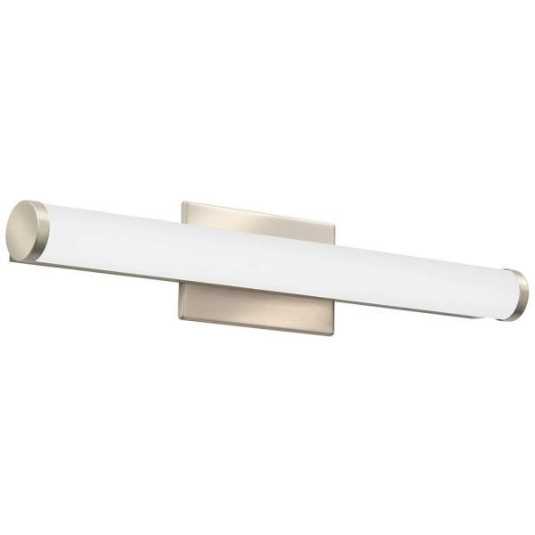 Lithonia Contemporary Cylinder Vanity LED 24 Inch 120-277V 3000K 90 CRI Brushed Nickel (FMVCCL 24IN MVOLT 30K 90CRI BN M6)