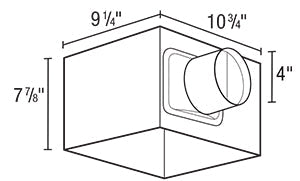 Air King Fire Rated Contractor Pack Housing (Use With FAK110T FAK130T And AKFD2) (AKFH2)