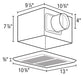 Air King Fire Rated Contractor Pack Housing (Use With FAK110T FAK130T And AKFD2) (AKFH2)
