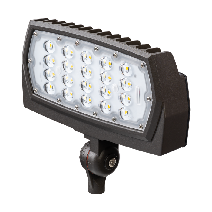 ATLAS Independence Series 3500Lm 27W LED Floodlight With Trunnion Mount 4500K CCT Bronze (FS3L45KT)