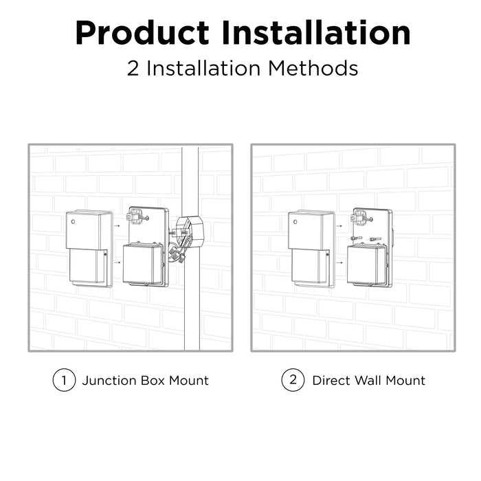 Feit Electric 10 Inch 20.7W Daylight 5000K Bronze LED Wall Pack Security Light (S10WPK/850/DD/BZ)