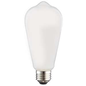 TCP LED Filaments High CRI Decorator Lamp ST19 5W 450Lm 3000K E26 Base Dimmable Frost 95 CRI (FST19D4030E26SFR95)