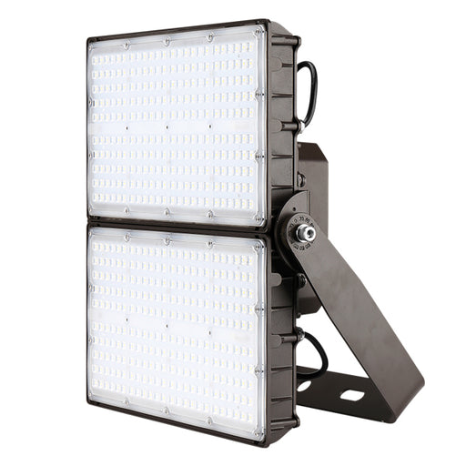 Trace-Lite LED Flood 350W Wide Distribution 4000K 120-277V Yoke Mount Bronze Finish (FXA-350-W-VS-4K-BR-YK)