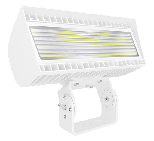 RAB Flexflood Medium Field Adjustable 213W-346W Trunnion 4000K-5000K 120-277V 7-Pin Receptacle White (FXLEDMTW/7PR)
