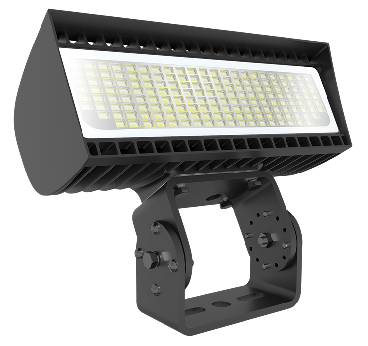 RAB Flexflood-XS Field Adjustable Floodlight 80W/60W/40W Trunnion Mount 4000K/5000K 480V 7-Pin Receptacle Bronze (FXLEDXST/480/7PR)