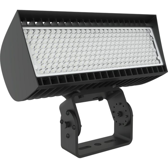 RAB FXLED LED Medium Floodlight Field-Adjustable Wattage/CCT 346W/213W 4000K/5000K 3Hx3V 480V Trunnion Mount Bronze (FXLEDMB33T/480)