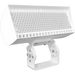 RAB FXLED LED Medium Floodlight Field-Adjustable Wattage/CCT 346W/213W 4000K/5000K 5Hx5V 480V Trunnion Mount White (FXLEDMB55TW/480)