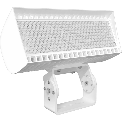RAB FXLED LED Medium Floodlight Field-Adjustable Wattage/CCT 346W/213W 4000K/5000K 5Hx5V 120-277V Trunnion Mount White (FXLEDMB55TW)