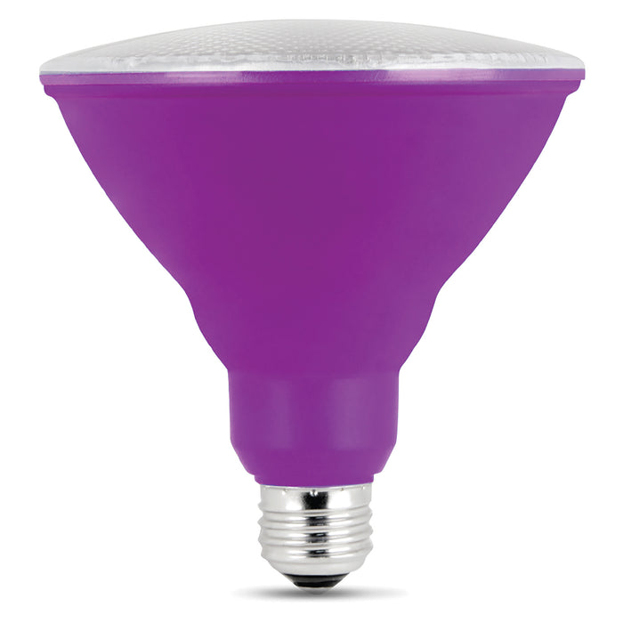 Feit Electric Purple PAR38 Non-Dimmable LED Reflector Light Bulb (PAR38/P/10KLED/BX)