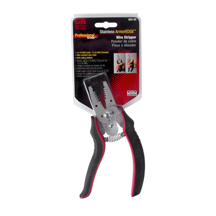 Gardner Bender Armor Edge Wire Stripper 10-18 AWG Stainless (GES-55)