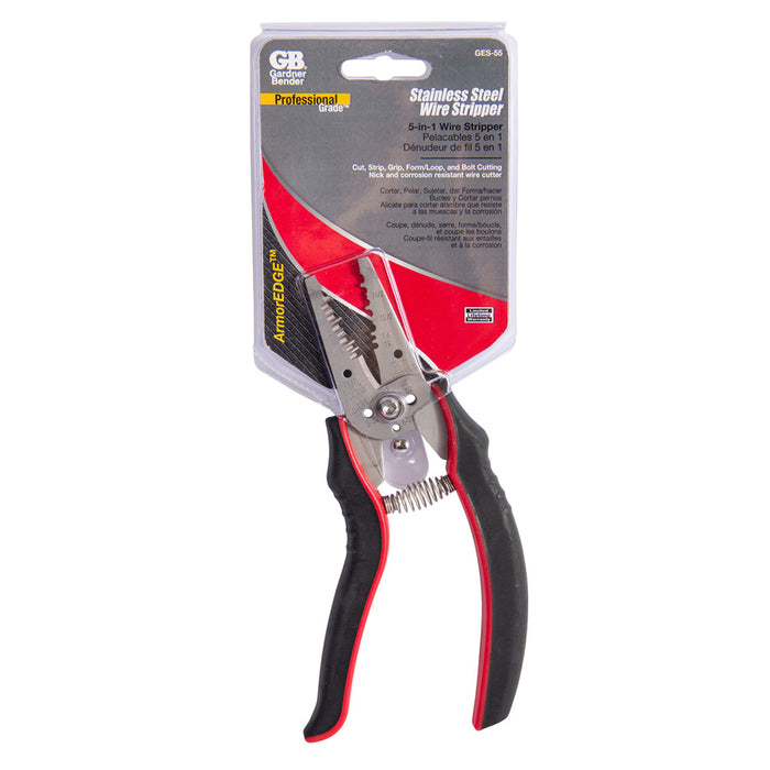 Gardner Bender Armor Edge Wire Stripper 10-18 AWG Stainless (GES-55)