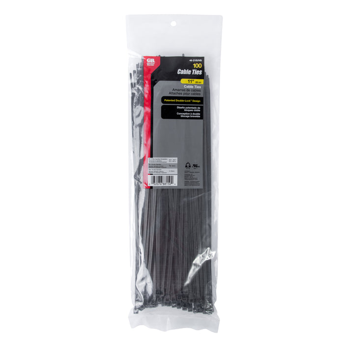 Gardner Bender Cable Tie UVB 11 Inch 45 Pound Bag Of 100 (46-210UVB)