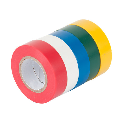 Gardner Bender Electrical Tape 1/2-Inch X 20 Foot Assorted Colors (GTPC-550)