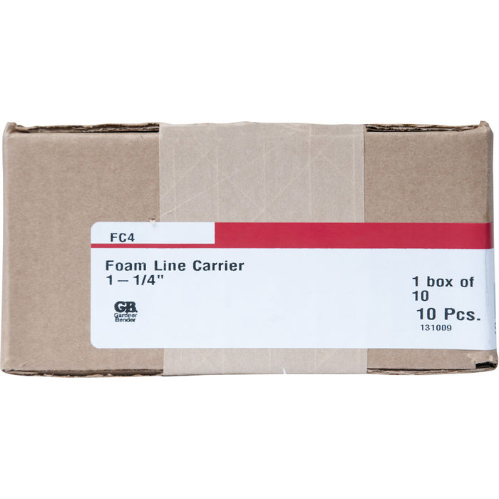 Gardner Bender Foam Line Carrier 1-1/4 Inch Box Of 10 (FC4)