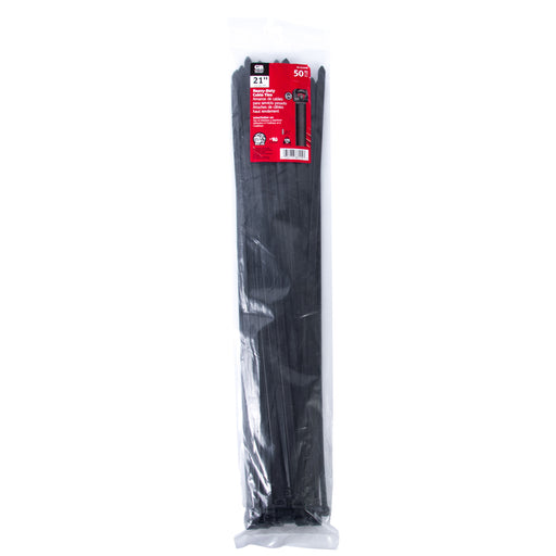 Gardner Bender Heavy-Duty Cable Tie UVB 21 Inch (175 LB) Bag Of 50 (46-421UVB)