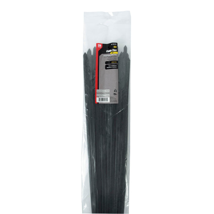 Gardner Bender Heavy-Duty Cable Tie UVB 36 Inch (175 LB) Bag Of 50 (46-436UVB)