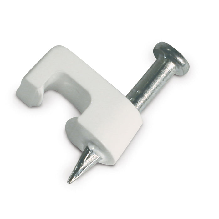 Gardner Bender Low-Voltage Staple Masonry White Clip-On Package Of 25 (PMC-1525WT)