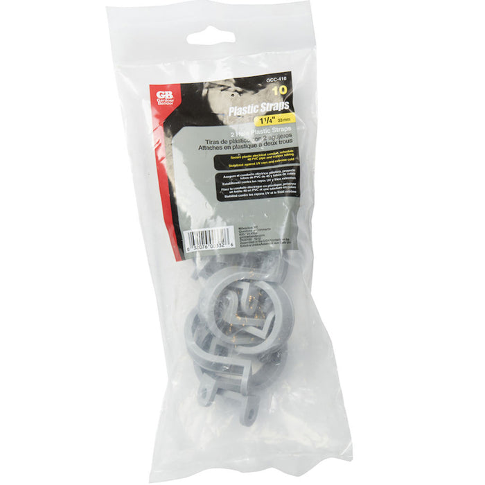 Gardner Bender Plastic Strap 1-1/4 Inch Bag Of 10 (GCC-410)