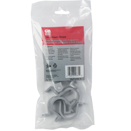 Gardner Bender Plastic Strap 1 Inch Bag Of 10 (GCC-310)