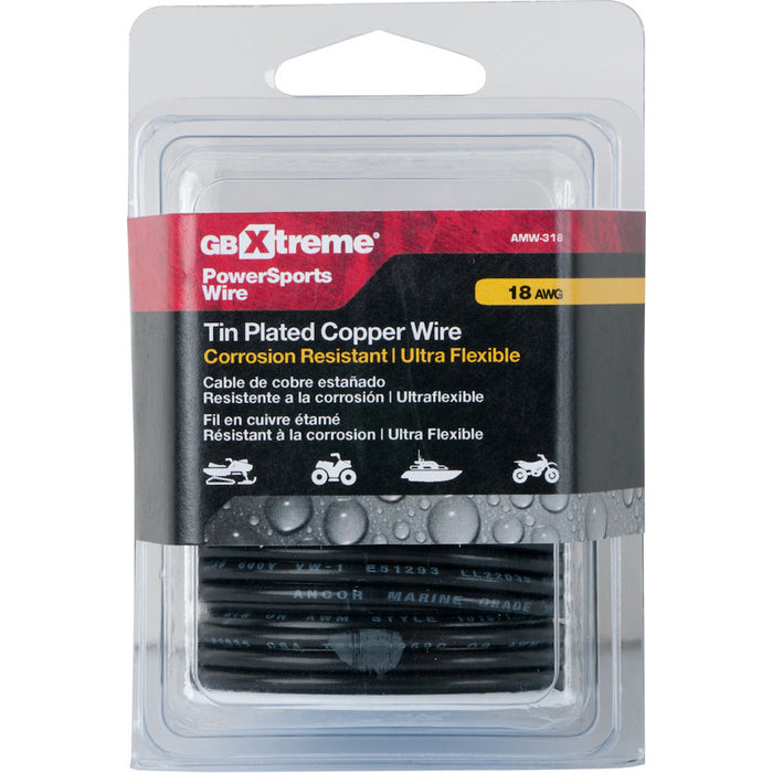 Gardner Bender Primary Wire #18 Black 35 Foot (AMW-318)