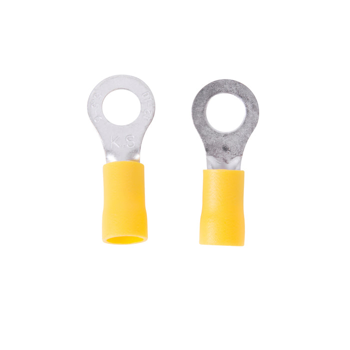 Gardner Bender Ring Terminal 12-10 AWG Stud Size 12-1/4 Yellow Package Of 50 (10-107)