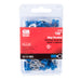 Gardner Bender Ring Terminal 16-14 AWG Stud Size 12-1/4 Blue Package Of 100 (10-105)