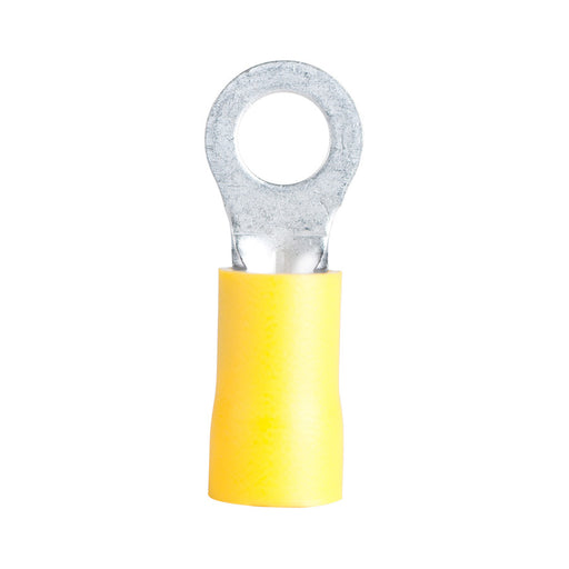 Gardner Bender Ring Terminal 4 AWG Stud Size 1/2 Inch Yellow Card Of 4 (14-099)