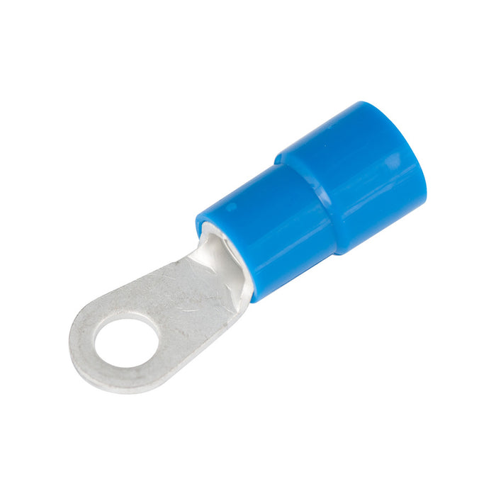 Gardner Bender Ring Terminal 6 AWG Stud Size 1/2 Inch Blue Card Of 4 (14-097)