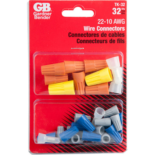 Gardner Bender Slide Card Kit With 32 Assorted Wire Connectors (TK-32)