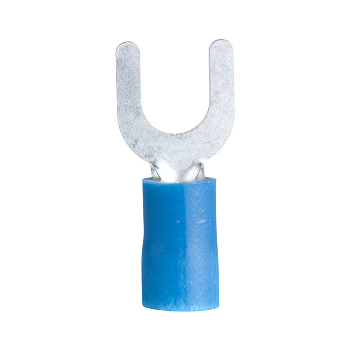 Gardner Bender Spade Terminal 16-14 AWG 8-10 Stud Blue Package Of 15 (15-114)