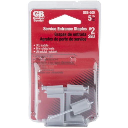 Gardner Bender Service Entrance Staple #2 SEU Package Of 5 (GSE-205)