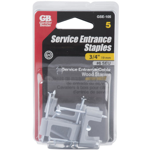 Gardner Bender Service Entrance Staple #6 SEU Package Of 5 (GSE-105)