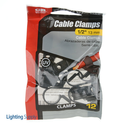 Gardner Bender UVB Cable Clamp 1/2 Inch Bag Of 12 (PPC-1550UVB)