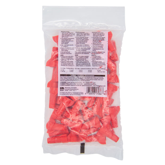 Gardner Bender Winggard Ultra Red #86 Bag Of 50 (17-086)