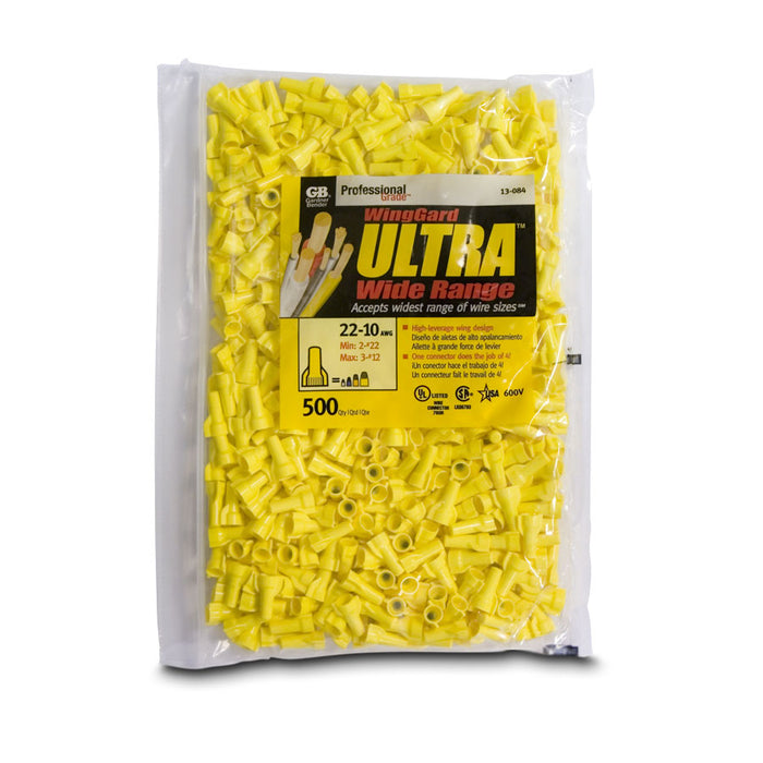 Gardner Bender Winggard Ultra Yellow #84 Bag Of 500 (13-084)