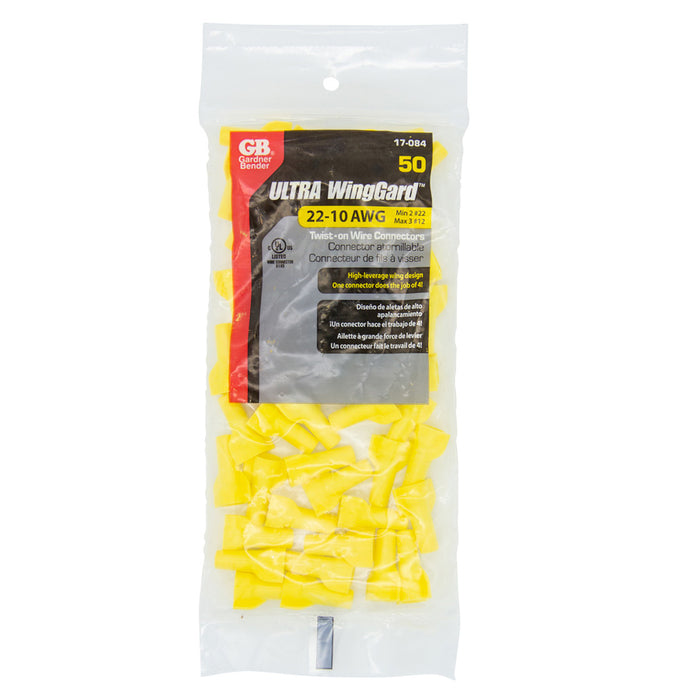 Gardner Bender Winggard Ultra Yellow #84 Bag Of 50 (17-084)