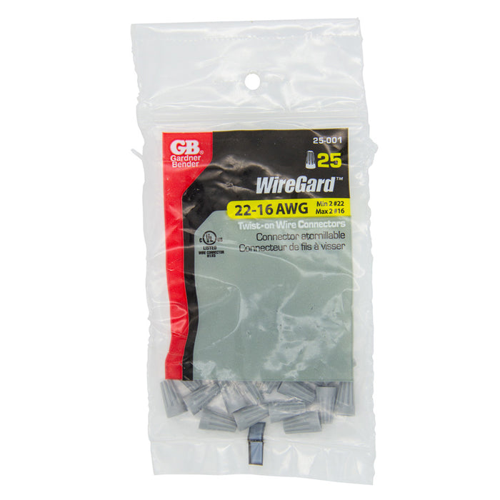 Gardner Bender Wiregard Gray GB-1 Bag Of 25 (25-001)