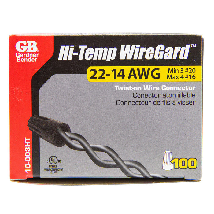 Gardner Bender Wiregard High Temperature Black GB-3 Box Of 10000 (27-003)