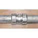 Southwire Garvin 1-1/4 Inch Zinc Plated Steel Compression Coupling (RTC125)