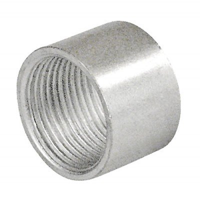 Southwire Garvin 1 Inch Zinc Plated Steel Short Threaded Coupling (HC100)