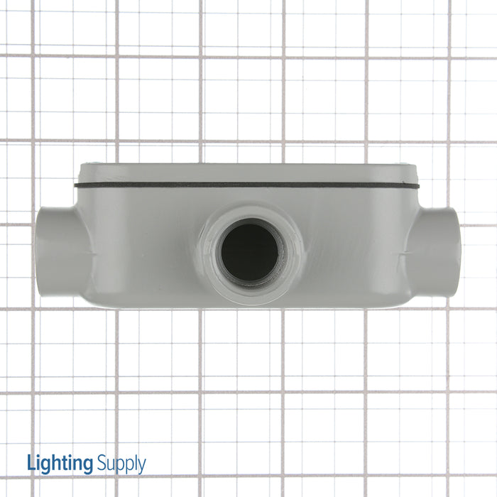 Southwire Garvin 1/2 Inch Powder Coated Diecast Aluminum T Style Conduit Body (LT50)