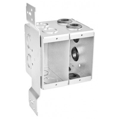 Southwire Garvin 2-1/2 Inch Deep Dual Power Divided Media Junction Box With A Flat Vertical Bracket (DPB-2F)
