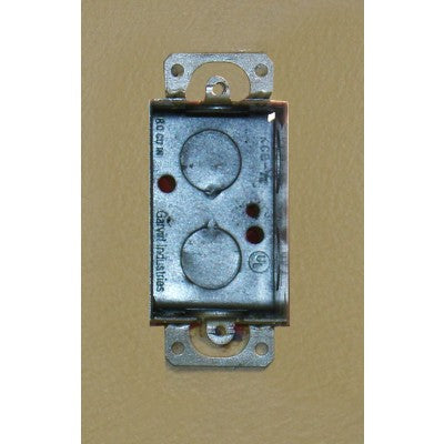 Southwire Garvin 2-1/2 Inch Deep Switch Box With (6) 1/2 Inch Side Knockouts And (2) 1/2 Inch Bottom Knockouts (G601)