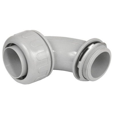 Southwire Garvin 2 Inch Non-Metallic PVC Plastic Liquid-Tight 90 Degree Connector (NMLT-20090)