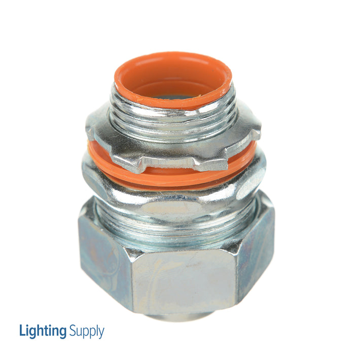 Southwire Garvin 3/4 Inch Zinc Plated Liquid-Tight Straight Connector With Insulated Throat (LTC-75)