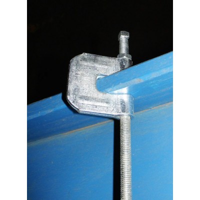 Southwire Garvin 3/8-16 C Style Stainless Steel Beam Clamp For Vertical Loads (SCC-3816SS)
