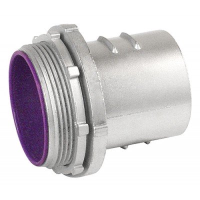 Southwire Garvin 3/8 Inch Diecast Zinc Screw In Connector With Insulated Throat (OF671-S)