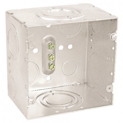 Southwire Garvin 4-11/16 Data Cable Junction Box 3.3 Inch Deep Concentric Knockouts (72181-DTA)
